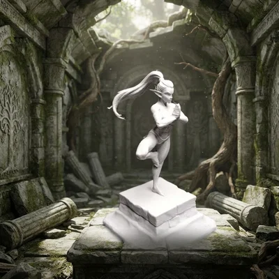 Mô hình Elven Meditation - Thiền định Tiên tộc