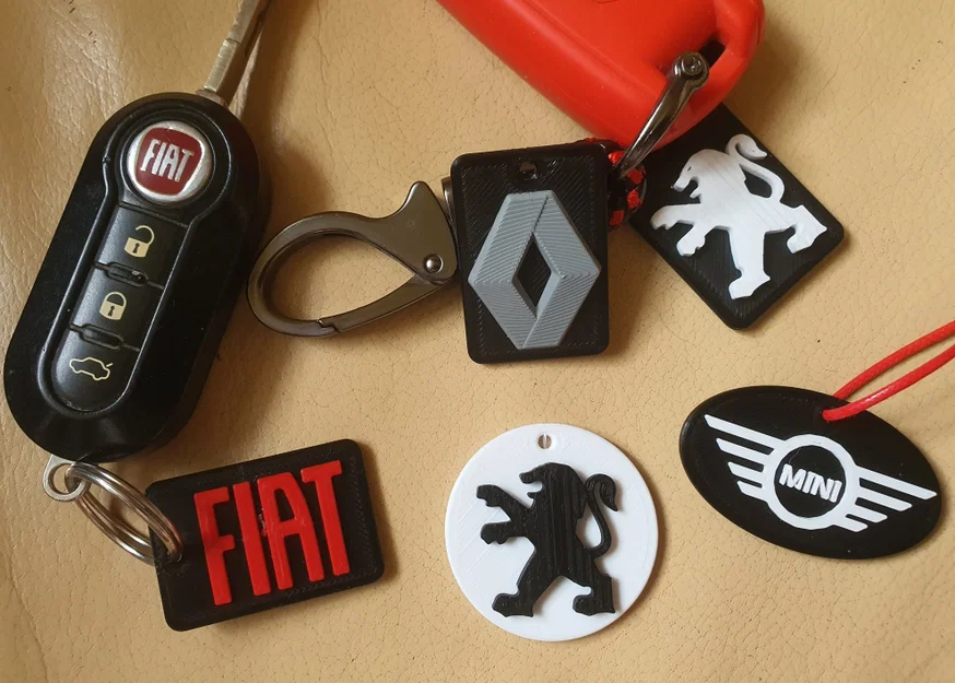 Móc khóa logo xe hơi: Alfa Romeo, Audi, BMW, Mercedes, Toyota, VW và nhiều hãng khác - Image 1