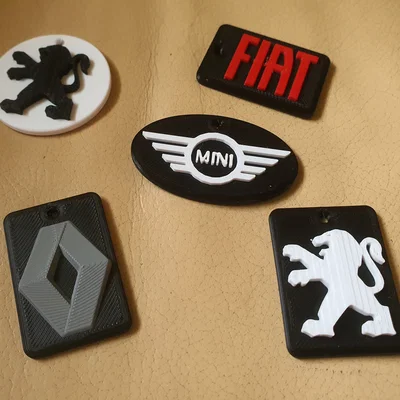 Móc khóa logo xe hơi: Alfa Romeo, Audi, BMW, Mercedes, Toyota, VW và nhiều hãng khác