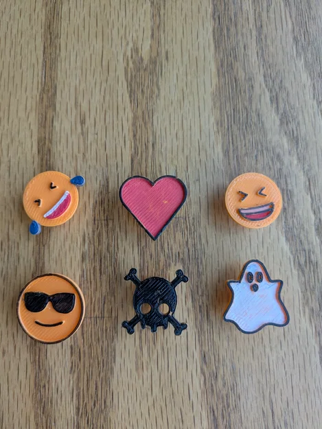 Bộ Phụ Kiện Emoji Gắn Dép Croc - Image 2