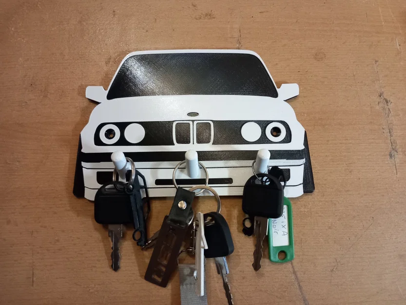Giá treo chìa khóa BMW E30 - Phụ kiện trang trí 3D cho tín đồ xe hơi - Image 1