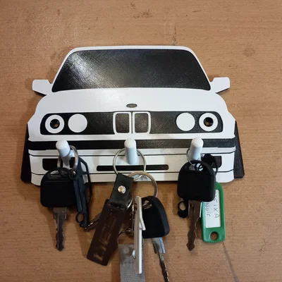 Giá treo chìa khóa BMW E30 - Phụ kiện trang trí 3D cho tín đồ xe hơi
