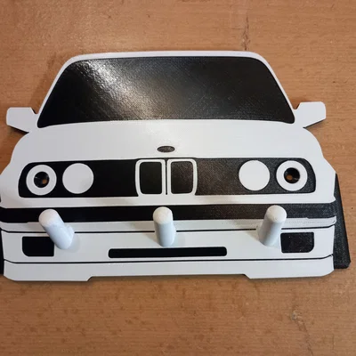 Giá treo chìa khóa BMW E30 - Phụ kiện trang trí 3D cho tín đồ xe hơi