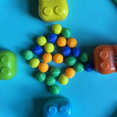 Quả cầu nhựa thay thế cho trò chơi Hungry Hungry Hippos 14mm