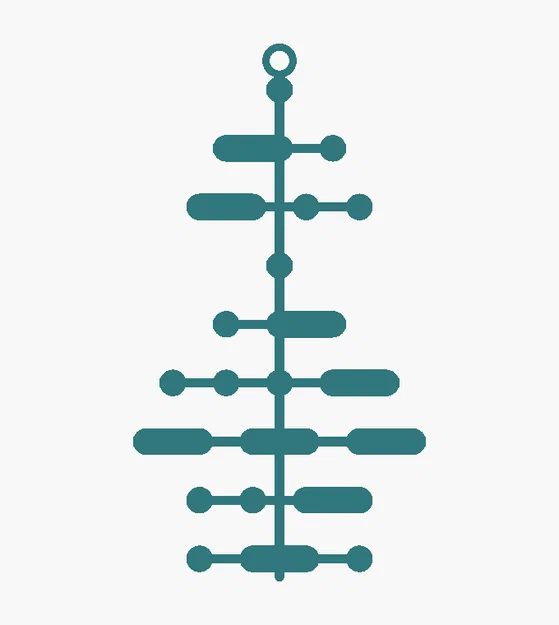 Bông tai Morse Code — Tùy biến mọi từ ngữ, đọc theo chiều dọc - Image 2