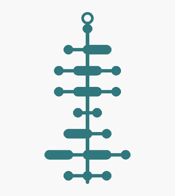 Bông tai Morse Code — Tùy biến mọi từ ngữ, đọc theo chiều dọc - Image 5