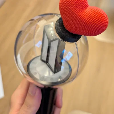 Phụ kiện trái tim trang trí cho gậy BTS Army Bomb V.4 cực xinh