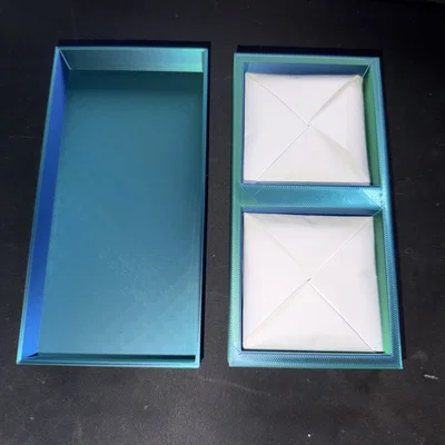 Hộp đựng Ddakji Case 7x7cm thiết kế in 3D tiện lợi