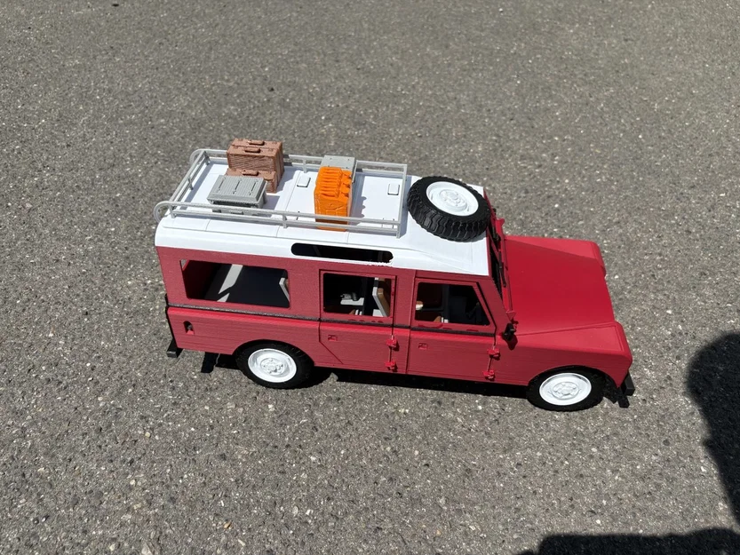 Bộ kit mô hình Landrover Series 3 109 tỉ lệ 1:10 - Image 2