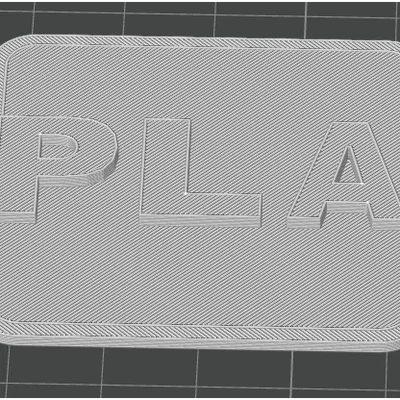 Biển Nhãn PLA Sign - Phụ Kiện Tổ Chức Cuộn Nhựa In 3D Tiện Lợi