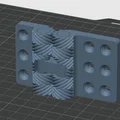 Bản lề bánh răng in 3D độc đáo cho cửa gỗ (Geared door Hinge) - Thumbnail 1