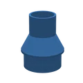 Adapter hút bụi bàn phay Trend CRT/MK3 sang máy Parkside PPWD 30 (57mm ra 35mm) - Thumbnail 1