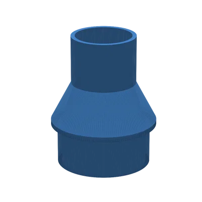 Adapter hút bụi bàn phay Trend CRT/MK3 sang máy Parkside PPWD 30 (57mm ra 35mm)