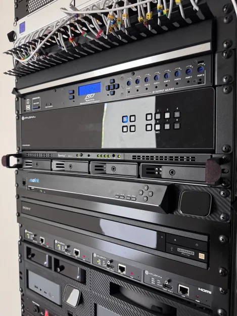 Bộ giá đỡ ReoLink RLN36 NVR + JetKVM 1U cho tủ Rack - Image 2