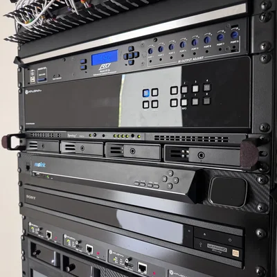 Bộ giá đỡ ReoLink RLN36 NVR + JetKVM 1U cho tủ Rack
