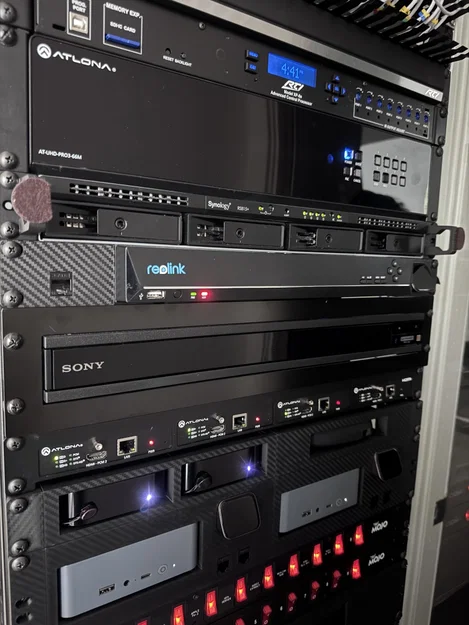 Bộ giá đỡ ReoLink RLN36 NVR + JetKVM 1U cho tủ Rack - Image 3