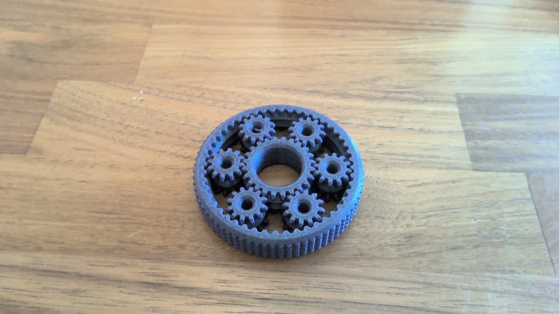 Đồ chơi xoay bánh răng hành tinh (Planetary Gear Spinner) in 3D - Image 1
