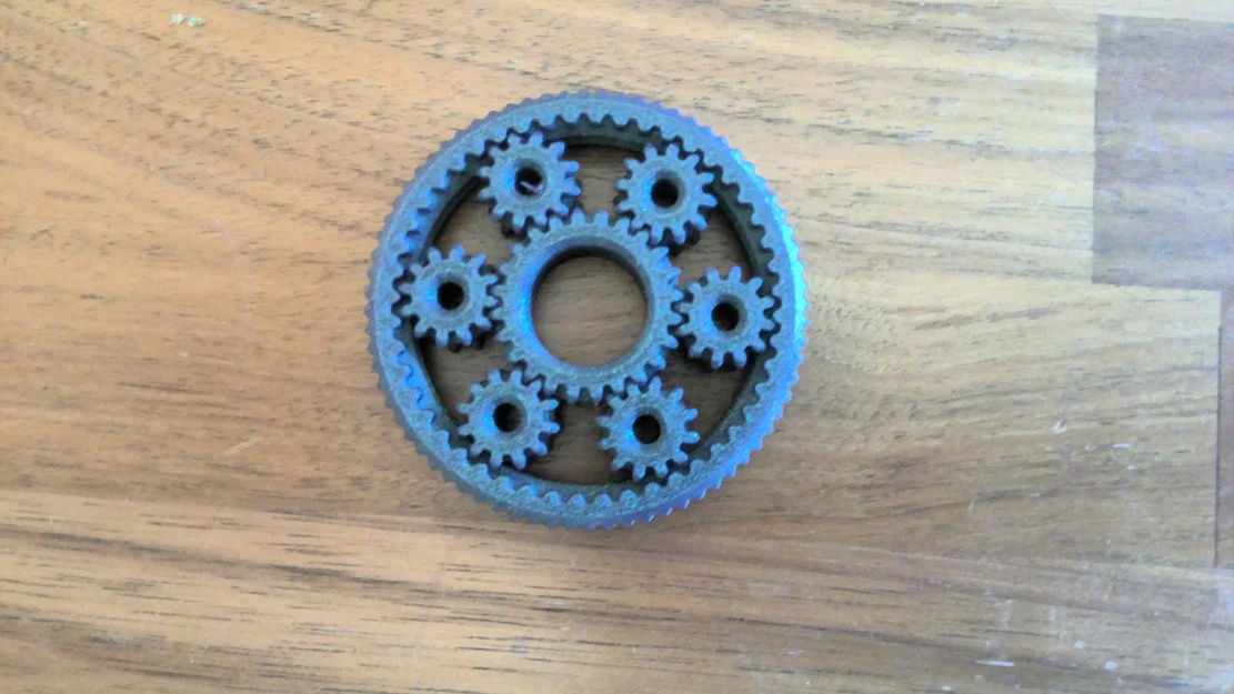 Đồ chơi xoay bánh răng hành tinh (Planetary Gear Spinner) in 3D - Image 2