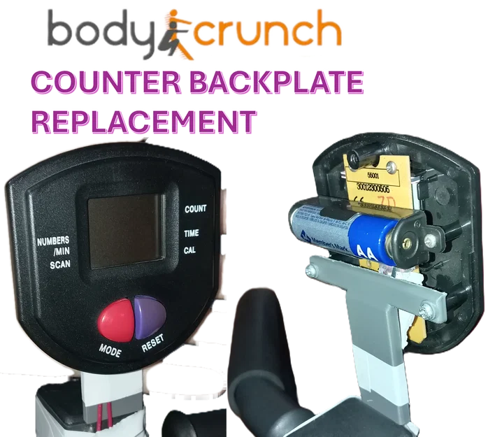Miếng ốp lưng thay thế cho bộ đếm máy tập Body Crunch - Image 1