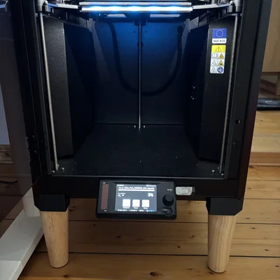 Bộ chân đế nâng cấp Prusa Core One bằng gỗ cực đẹp