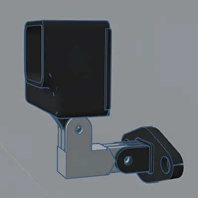 Khớp Nối Góc 90 Độ Gắn Tường Cho GoPro - Phụ Kiện In 3D Đa Năng