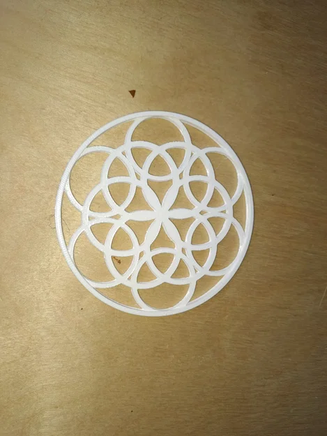 Bộ đế lót ly trang trí họa tiết hình tròn (Circled Coasters) - Image 1
