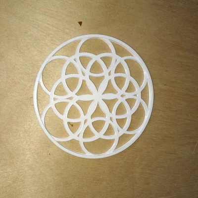 Bộ đế lót ly trang trí họa tiết hình tròn (Circled Coasters)