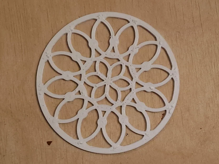 Bộ đế lót ly trang trí họa tiết hình tròn (Circled Coasters) - Image 2