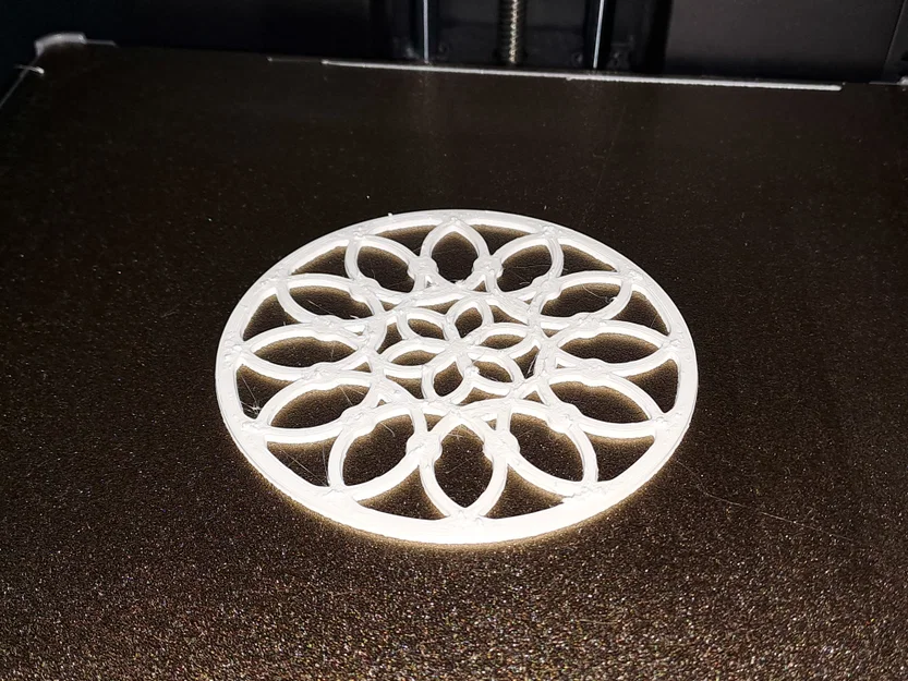 Bộ đế lót ly trang trí họa tiết hình tròn (Circled Coasters) - Image 4