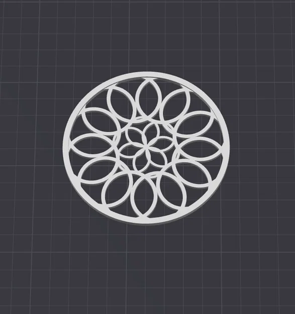 Bộ đế lót ly trang trí họa tiết hình tròn (Circled Coasters) - Image 8
