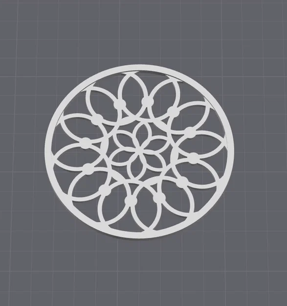 Bộ đế lót ly trang trí họa tiết hình tròn (Circled Coasters) - Image 10