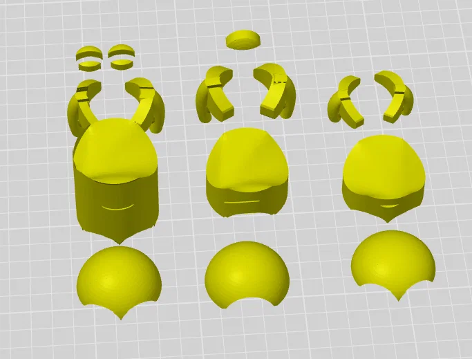 Mô hình Minions lắp ráp không cần máy in 3D đa màu (AMS) - Image 3