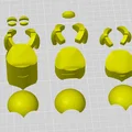 Mô hình Minions lắp ráp không cần máy in 3D đa màu (AMS) - Thumbnail 3