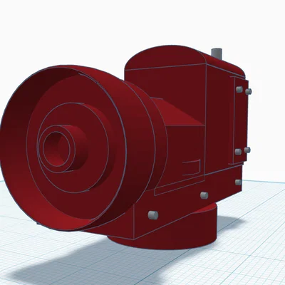 Mô hình loa báo động Chrysler Air Raid Siren cổ điển để bàn