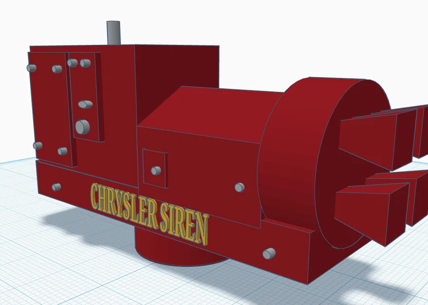Mô hình loa báo động Chrysler Air Raid Siren cổ điển để bàn - Image 2