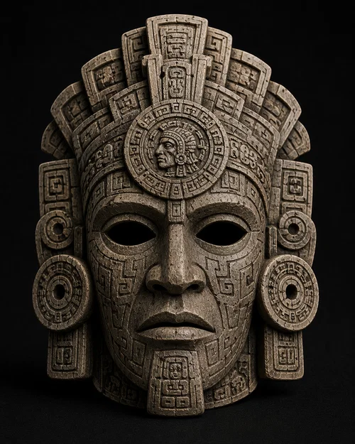 Bộ Sưu Tập Mặt Nạ Huyền Thoại #01: Máscara Maya Ancestral - Image 1