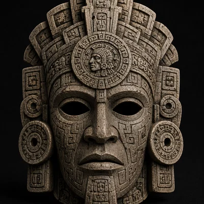 Bộ Sưu Tập Mặt Nạ Huyền Thoại #01: Máscara Maya Ancestral