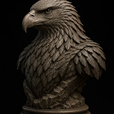 Tượng bán thân Đại bàng hoàng gia (Imperial Eagle Bust)