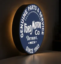 Hộp Đèn LED Ford Cổ Điển | File STL In 3D Đa Sắc - Image 2