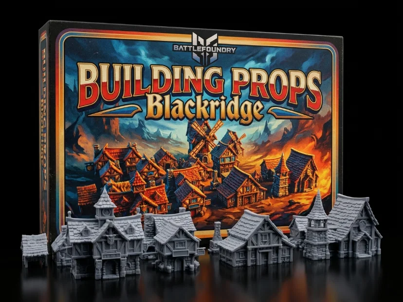 FREE Props Bakery – Fantasy Miniatures (File STL 32mm cho Tabletop RPG) - Image 4