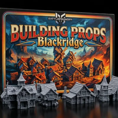 FREE Props Bakery – Fantasy Miniatures (File STL 32mm cho Tabletop RPG)