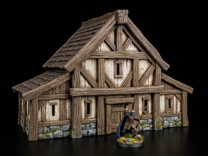 FREE Props Barrack – Mô hình Fantasy (File STL 32mm cho Tabletop RPG) - Image 1