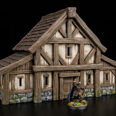 FREE Props Barrack – Mô hình Fantasy (File STL 32mm cho Tabletop RPG)