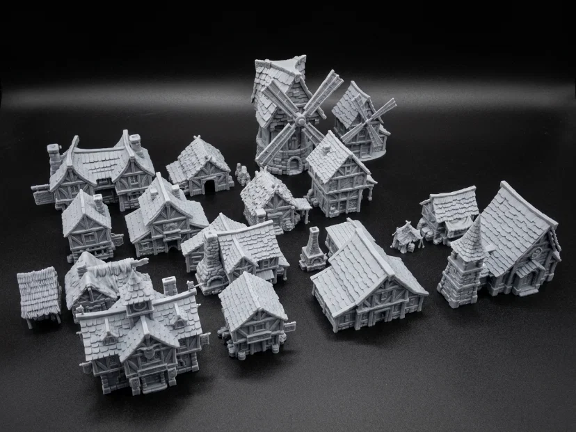 FREE Props Barrack – Mô hình Fantasy (File STL 32mm cho Tabletop RPG) - Image 6