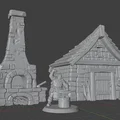 FREE Props Blacksmith – Fantasy Miniatures (File STL 32mm cho Tabletop RPG) - Thumbnail 3