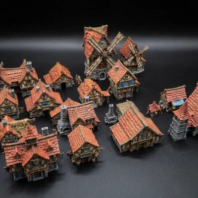 FREE Props Blacksmith – Fantasy Miniatures (File STL 32mm cho Tabletop RPG)