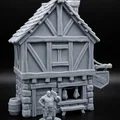 FREE Props Butcher Shop – Phụ Kiện Nhà Thịt (File STL 32mm cho Tabletop RPG) - Thumbnail 3