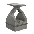 Bộ giá đỡ kẹp ván trượt Nordic Ski Wax Station - Thumbnail 3
