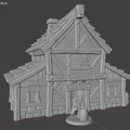 FREE Props Carpenter – Mô hình Fantasy Miniatures (File STL 32mm cho Tabletop RPG) - Thumbnail 3