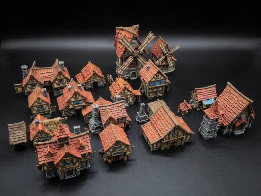 FREE Props Carpenter – Mô hình Fantasy Miniatures (File STL 32mm cho Tabletop RPG) - Image 5